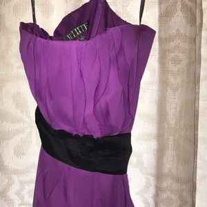 Vera Wang purple dress